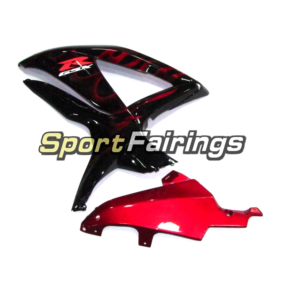 Fairing Kit Fit For Suzuki GSXR600 750 2008 - 2010 - Black Red