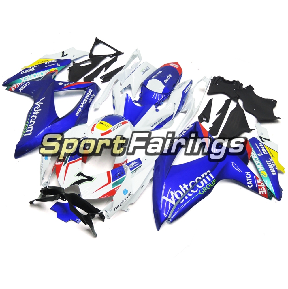 Fairing Kit Fit For Suzuki GSXR600 750 2008 - 2010 - Blue White