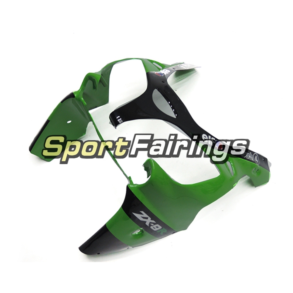 Fairing Kit Fit For Kawasaki ZX9R 2000 - 2001 - Elf Green Black