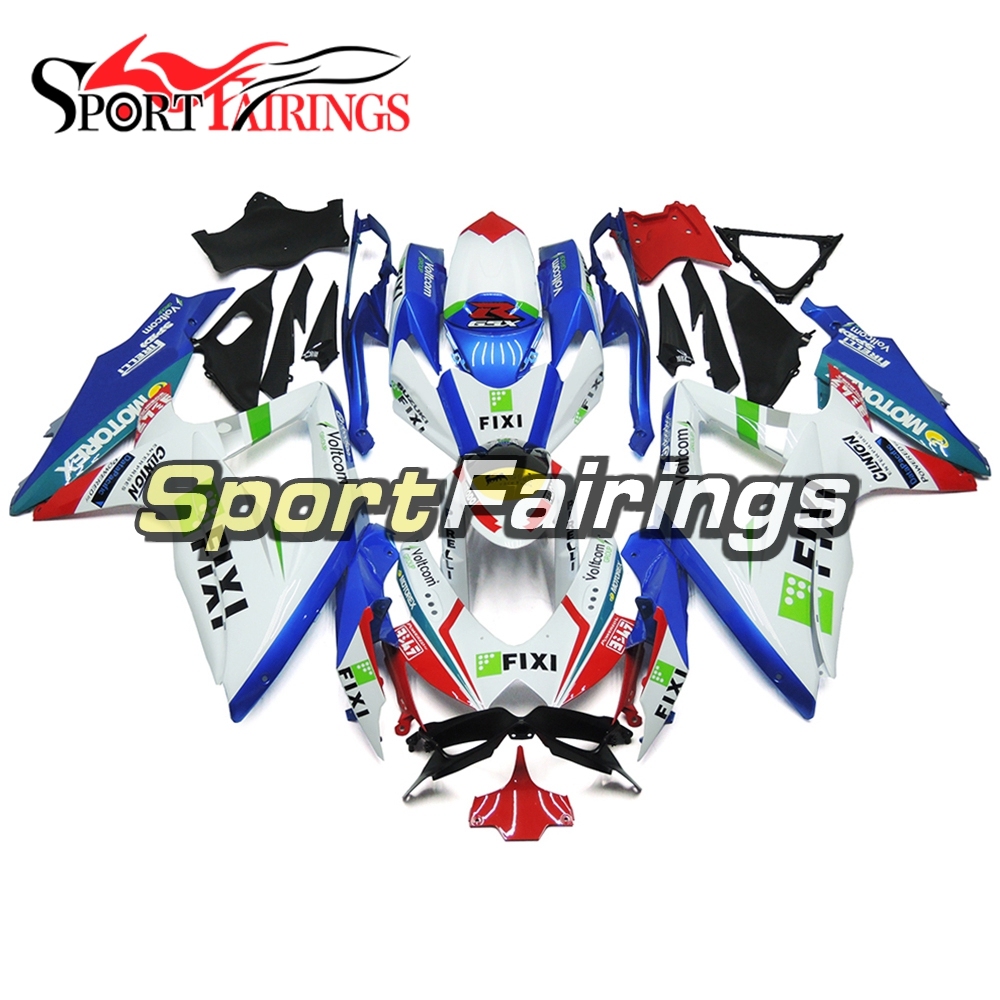 Fairing Kit Fit For Suzuki GSXR600 750 2008 - 2010 - Blue White Black