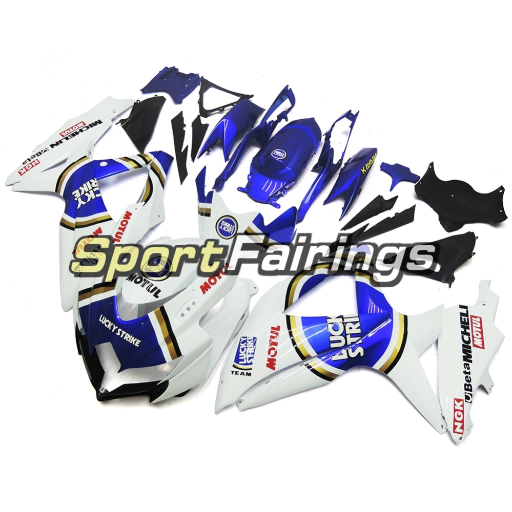 Fairing Kit Fit For Suzuki GSXR600 750 2008 - 2010 - White Blue