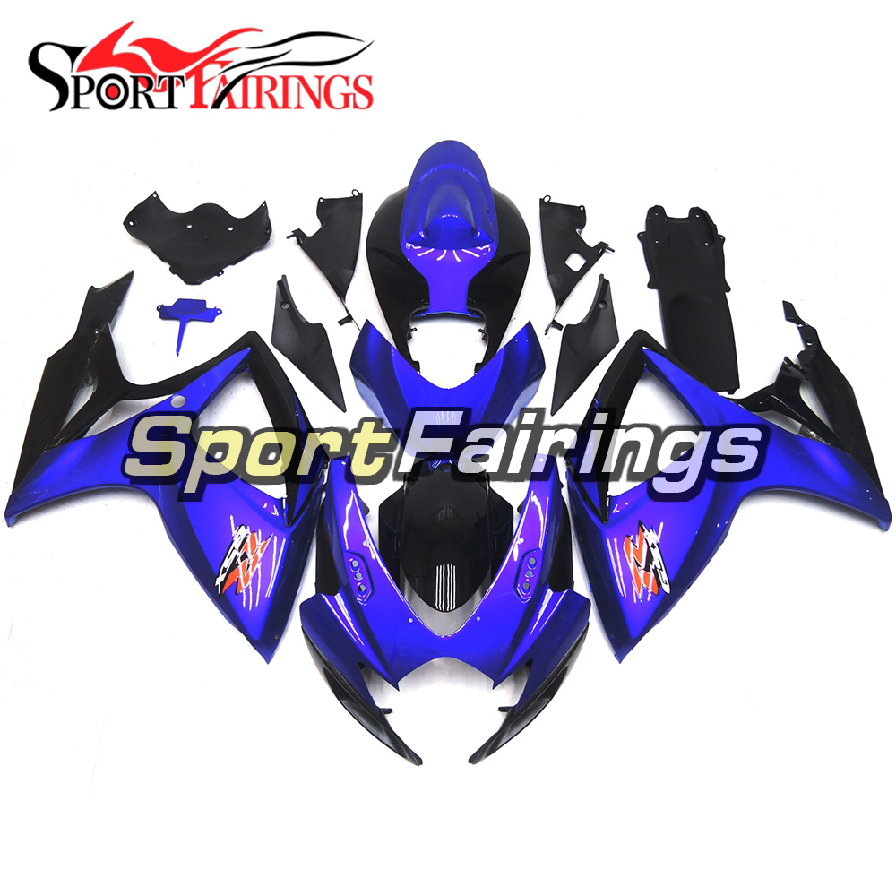 Fairing Kit Fit For Suzuki GSXR600 750 2006 - 2007 - Blue Black