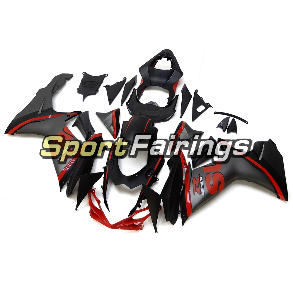 Fairing Kit Fit For Suzuki GSXR600 750 K11 2011 - 2016 - Black Grey Red