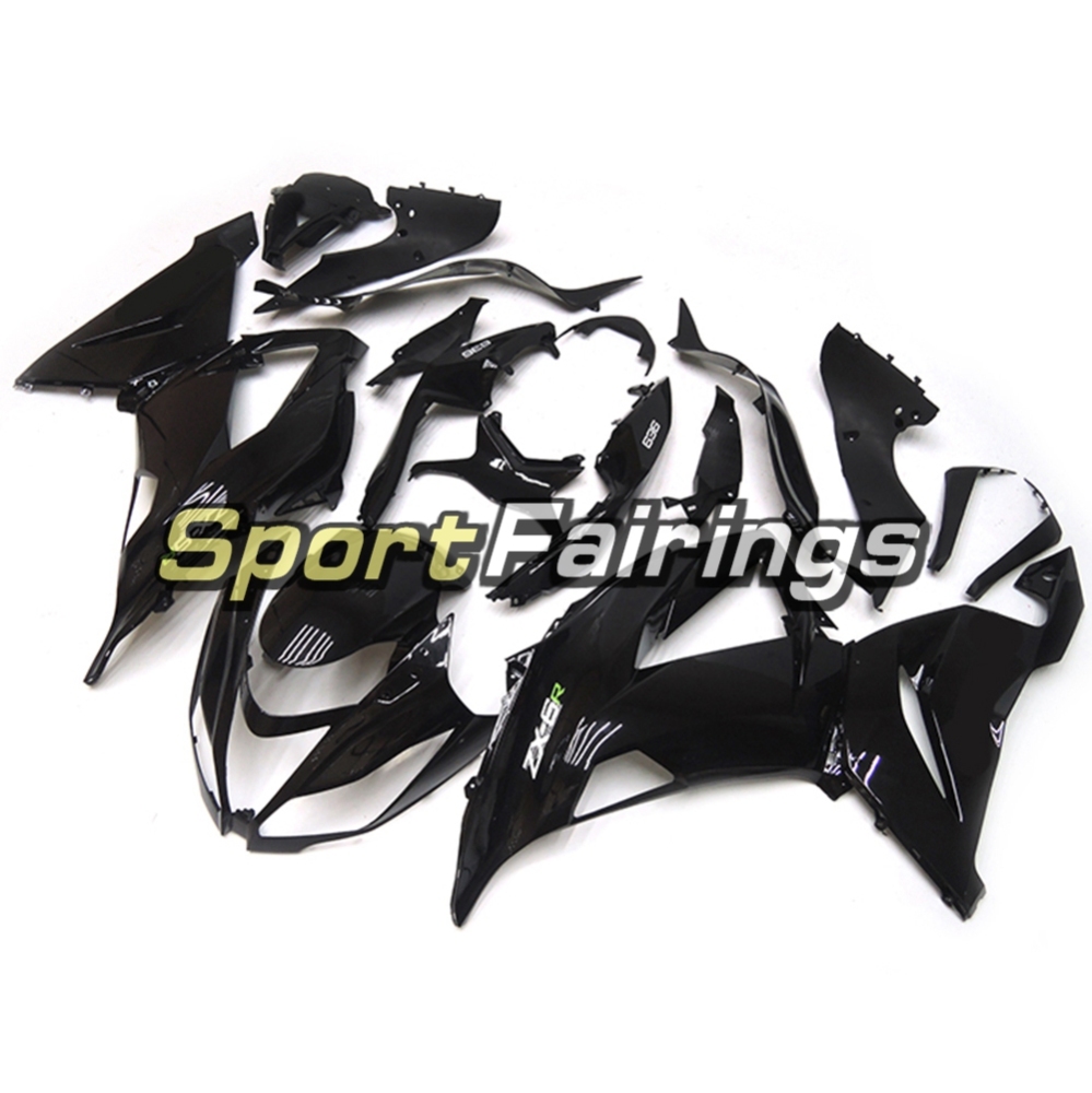 Fairing Kit Fit For Kawasaki ZX6R 2013 - 2017 - Gloss Black
