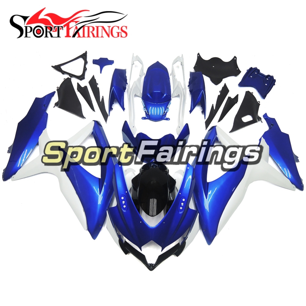 Fairing Kit Fit For Suzuki GSXR600 750 2008 - 2010 - Blue Black White