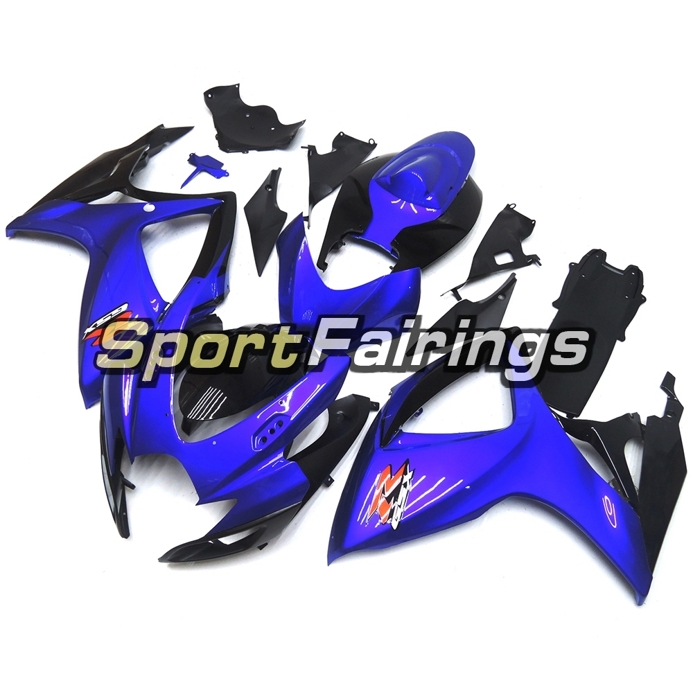 Fairing Kit Fit For Suzuki GSXR600 750 2006 - 2007 - Blue Black