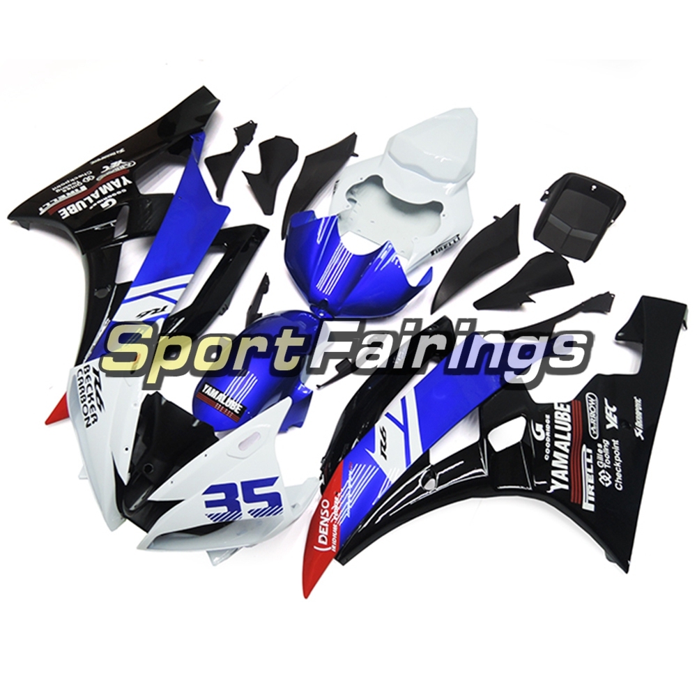 Fairing Kit Fit For Yamaha YZF R6 2006 2007 - White Blue