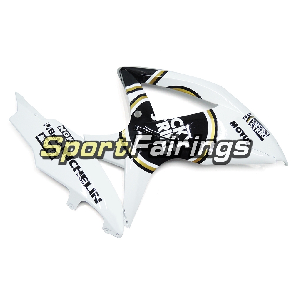 Fairing Kit Fit For Suzuki GSXR600 750 2008 - 2010 - White Black Gold