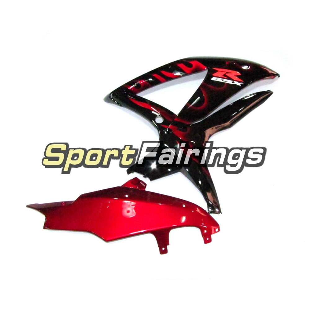 Fairing Kit Fit For Suzuki GSXR600 750 2008 - 2010 - Black Red