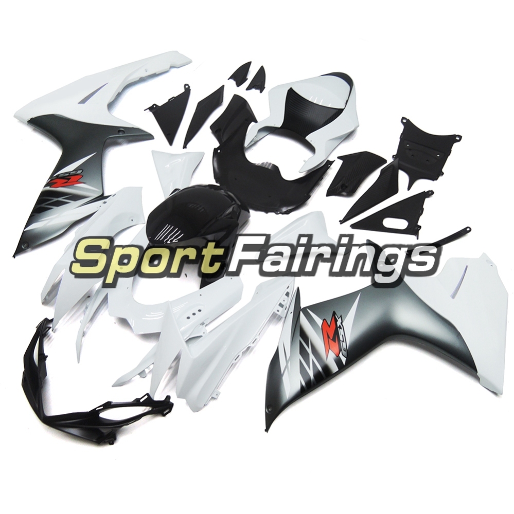 Fairing Kit Fit For Suzuki GSXR600 750 K11 2011 - 2016 - White Silver