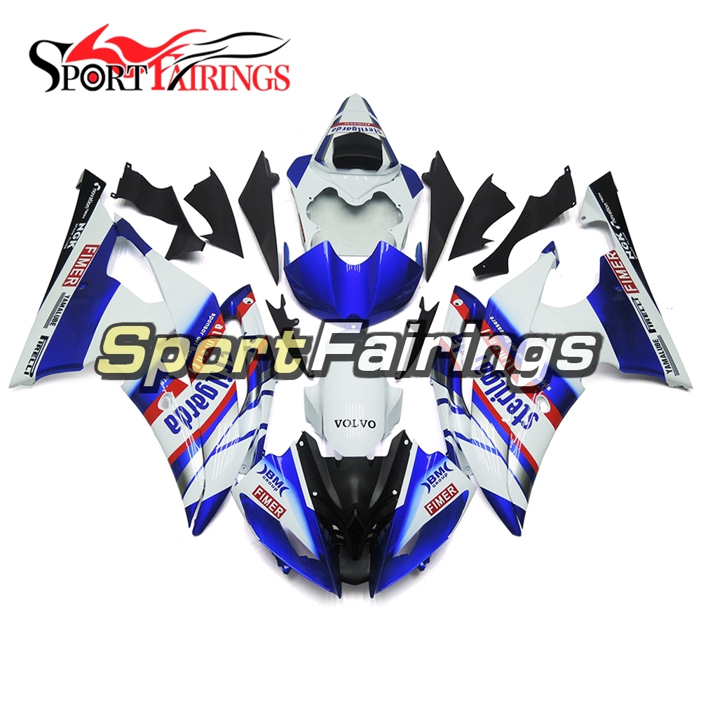 Fairing Kit Fit For Yamaha YZF R6 2008 - 2016 - Blue White