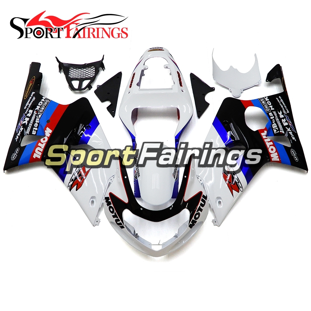 Fairing Kit Fit For Suzuki GSXR1000 K1/K2 2000 - 2002 - White Blue