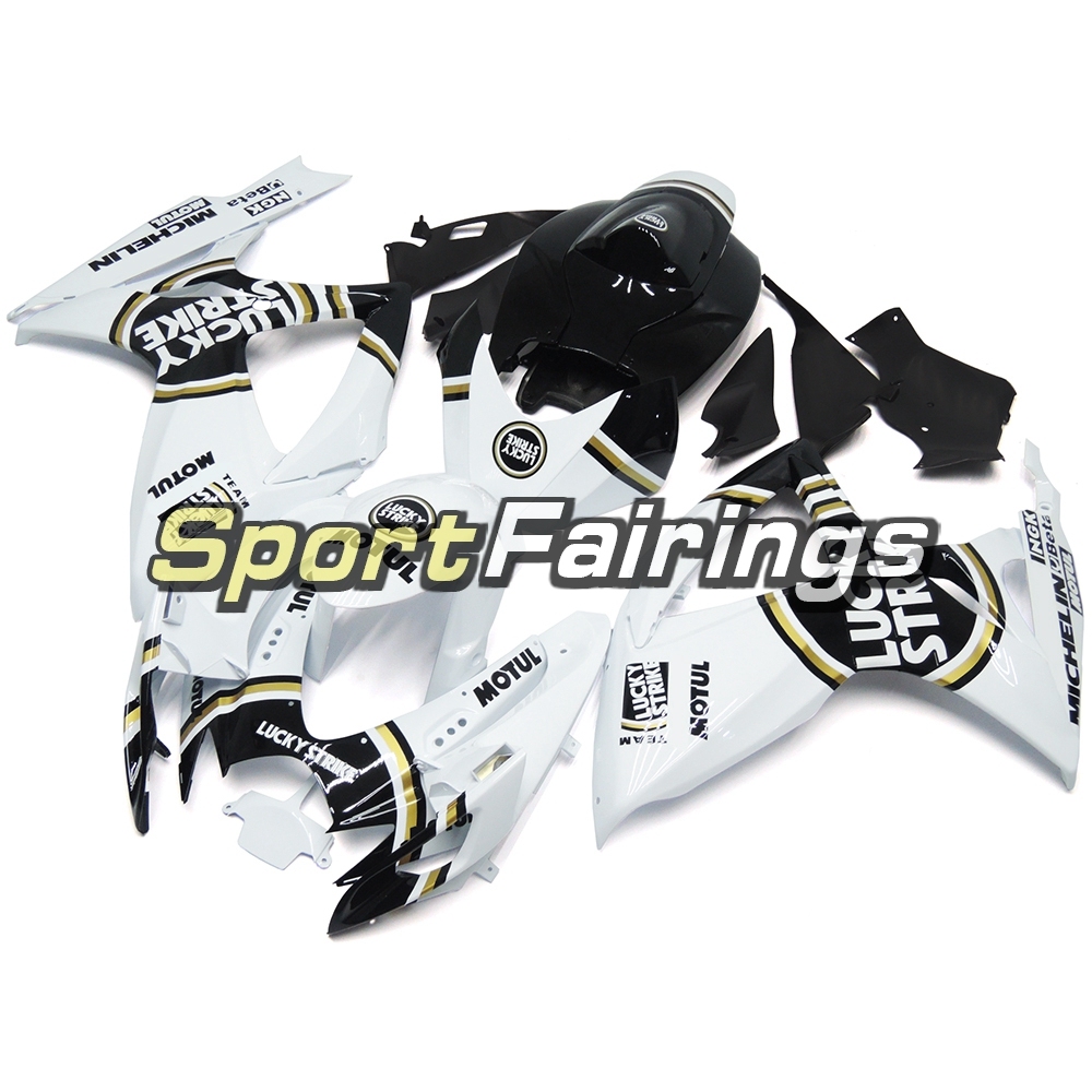 Fairing Kit Fit For Suzuki GSXR600 750 2006 - 2007 - Gloss White Black