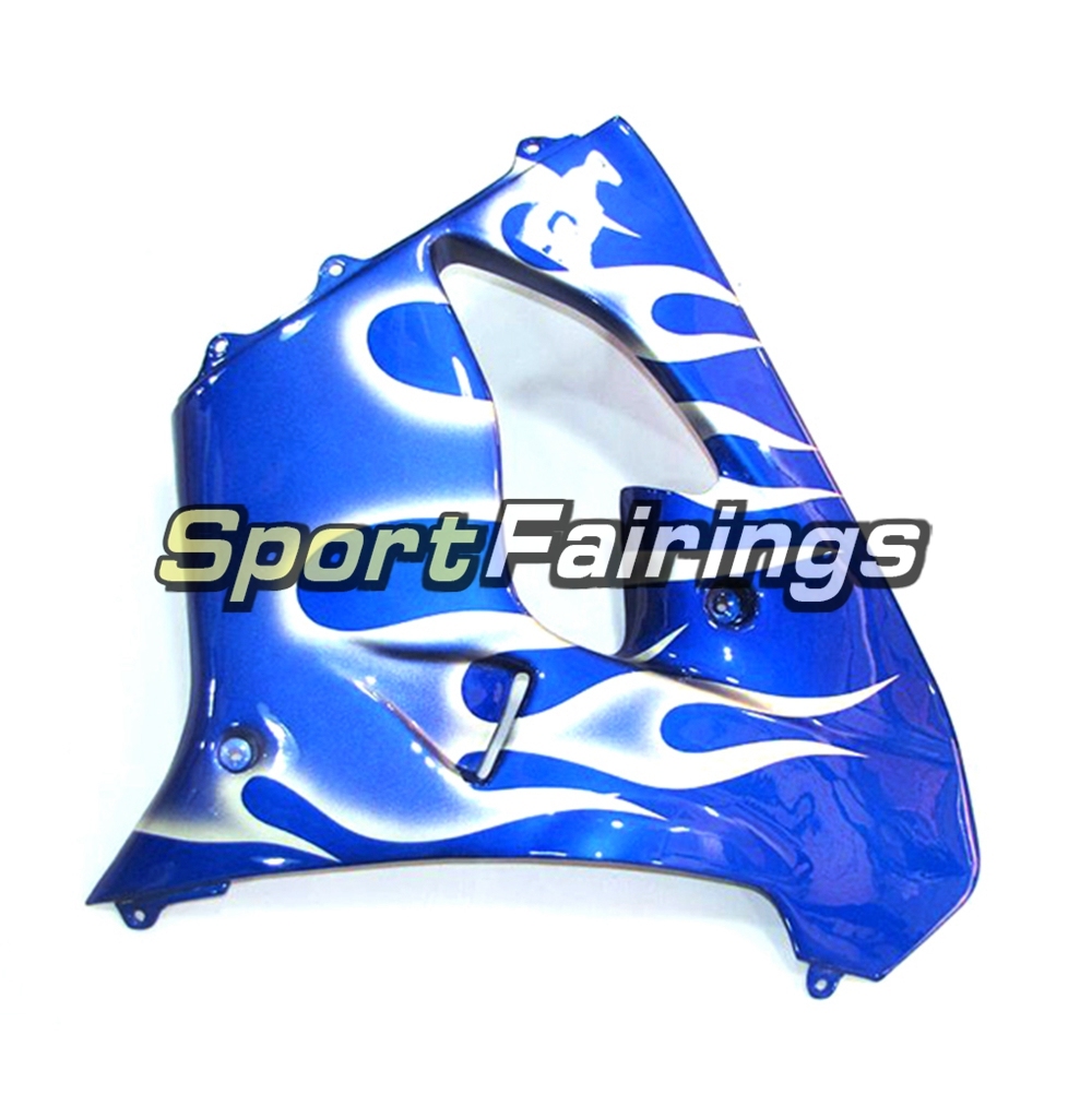 Fairing Kit Fit For Kawasaki ZX9R 1998 - 1999 - Blue White Flame