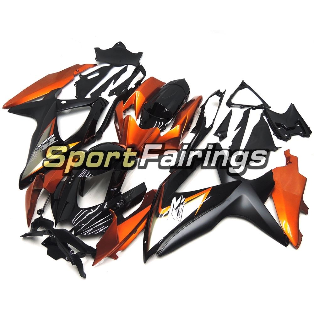 Fairing Kit Fit For Suzuki GSXR600 750 2008 - 2010 - Orange Black
