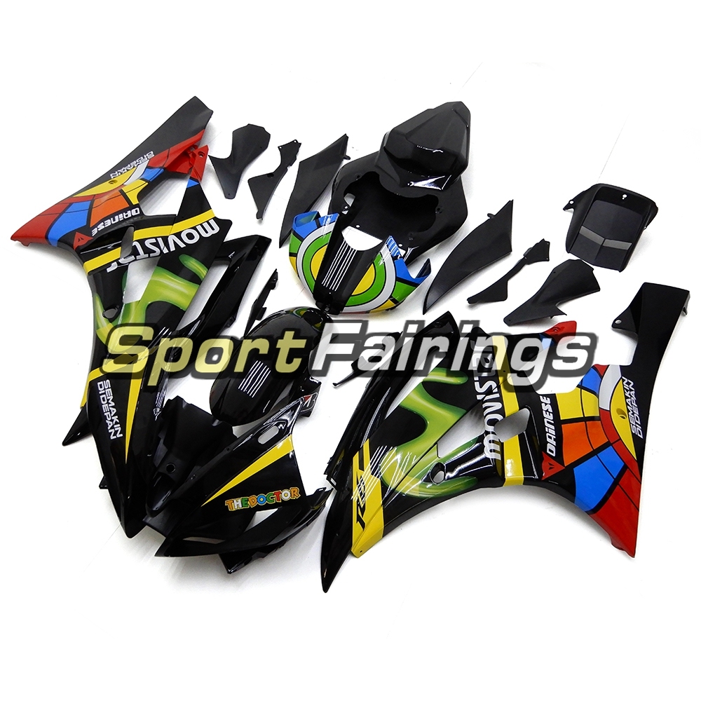 Fairing Kit Fit For Yamaha YZF R6 2006 2007 - Movistar Colorful