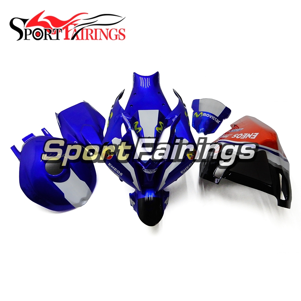 Fiberglass Racing Fairing Kit Fit For YZF R6 2008 - 2016 - Blue Red