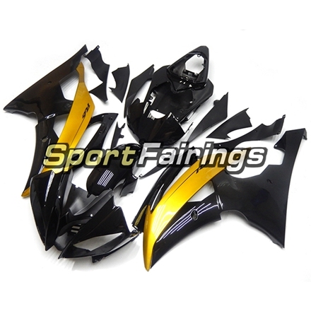 Fairing Kit Fit For Yamaha YZF R6 2008 - 2016 - Black Gold