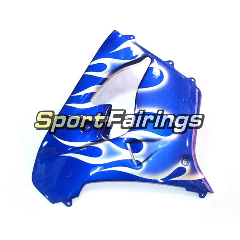 Fairing Kit Fit For Kawasaki ZX9R 1998 - 1999 - Blue White Flame