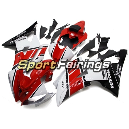 Fairing Kit Fit For Yamaha YZF R6 2008 - 2016 - Red White