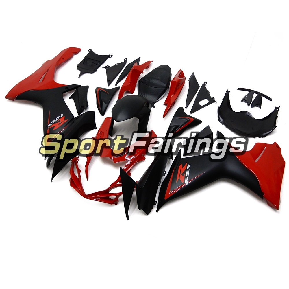 Fairing Kit Fit For Suzuki GSXR600 750 K11 2011 - 2016 - Red Black