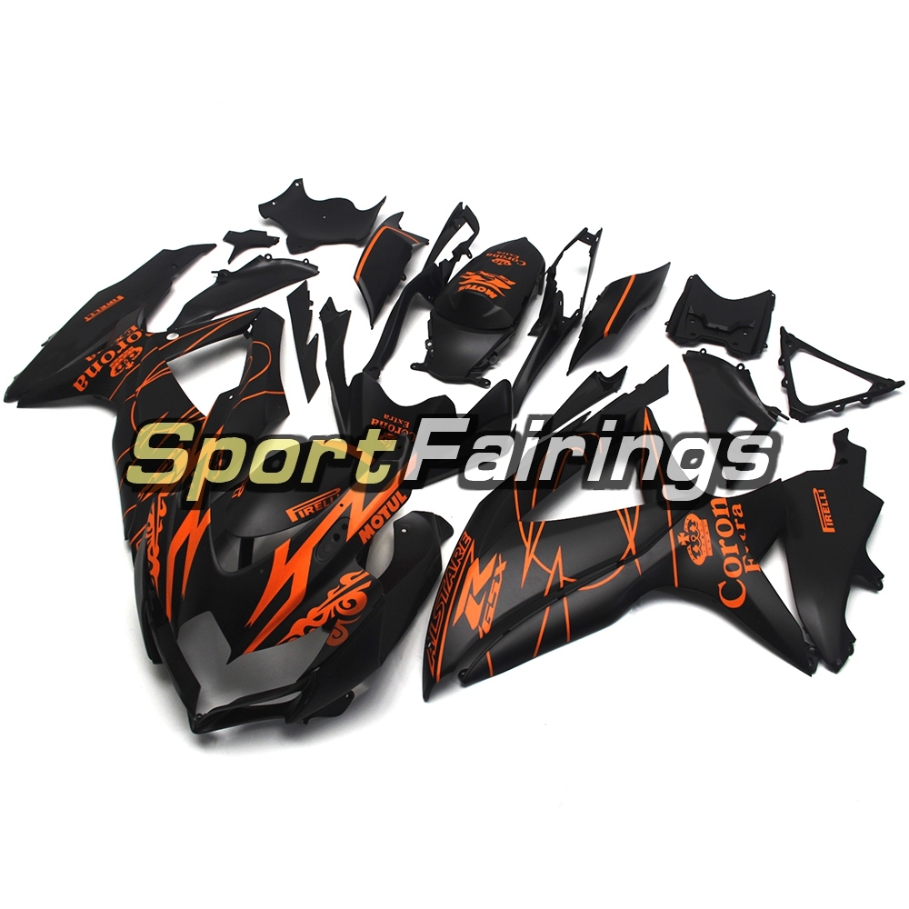 Fairing Kit Fit For Suzuki GSXR600 750 2008 - 2010 - Orange Black