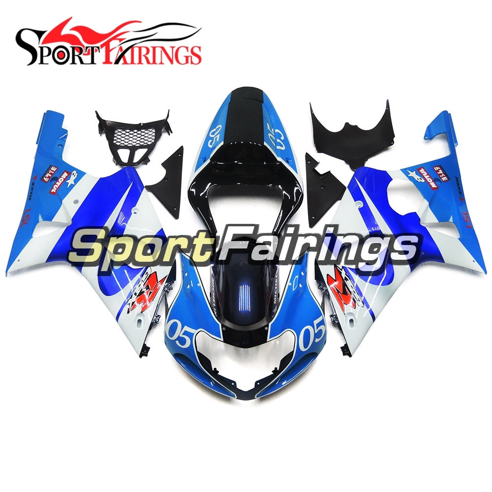Fairing Kit Fit For Suzuki GSXR1000 K1/K2 2000 - 2002 - Gloss Blue White