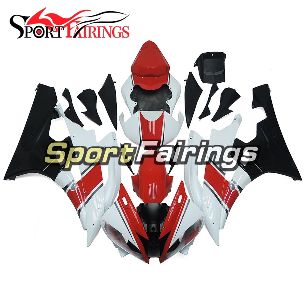 Fairing Kit Fit For Yamaha YZF R6 2006 2007 - White Red