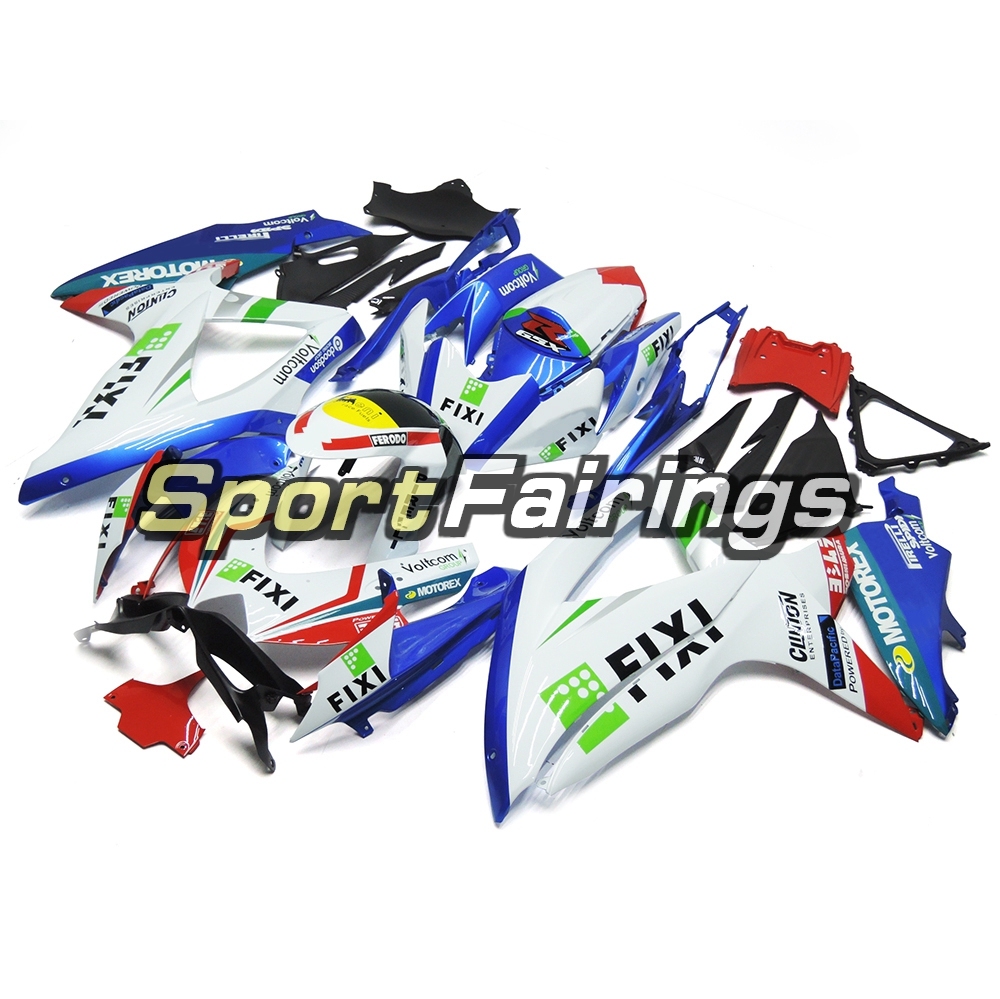 Fairing Kit Fit For Suzuki GSXR600 750 2008 - 2010 - Blue White Black