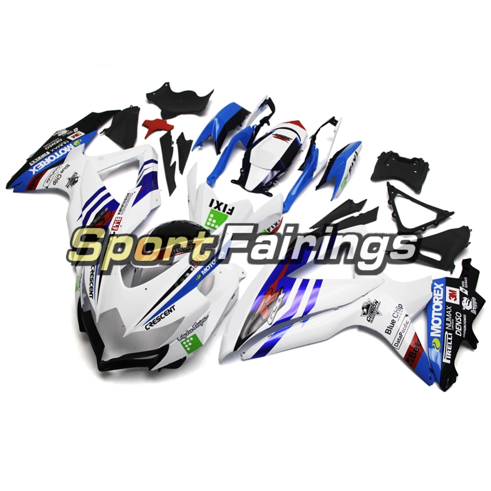 Fairing Kit Fit For Suzuki GSXR600 750 2008 - 2010 - White Blue Black