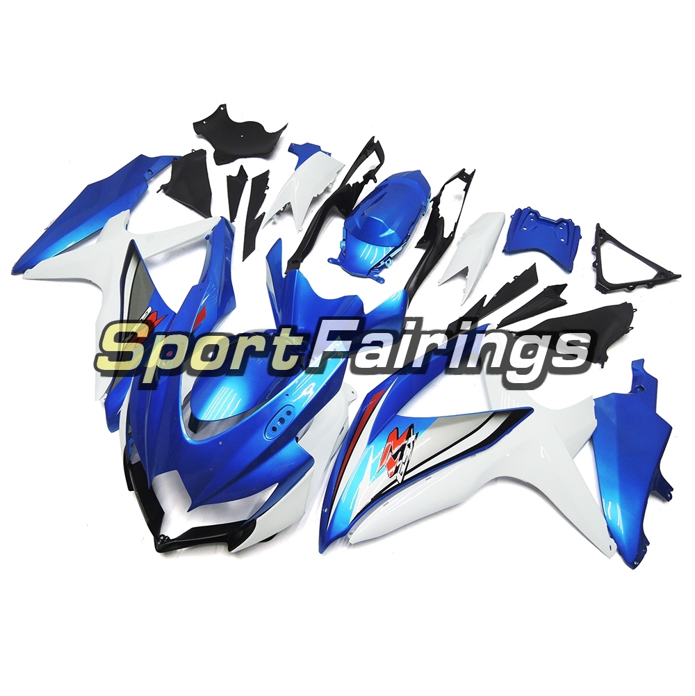 Fairing Kit Fit For Suzuki GSXR600 750 2008 - 2010 - Blue White