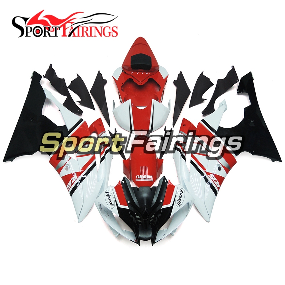 Fairing Kit Fit For Yamaha YZF R6 2008 - 2016 - Red White