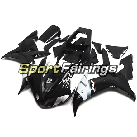 Fairing Kit Fit For Yamaha YZF R1 2002 2003 - Black White