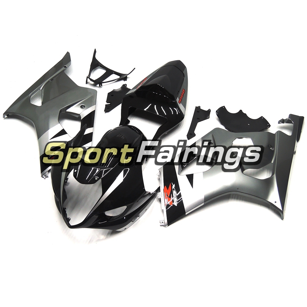 Fairing Kit Fit For Suzuki GSXR1000 K3 2003 - 2004 - Black Grey