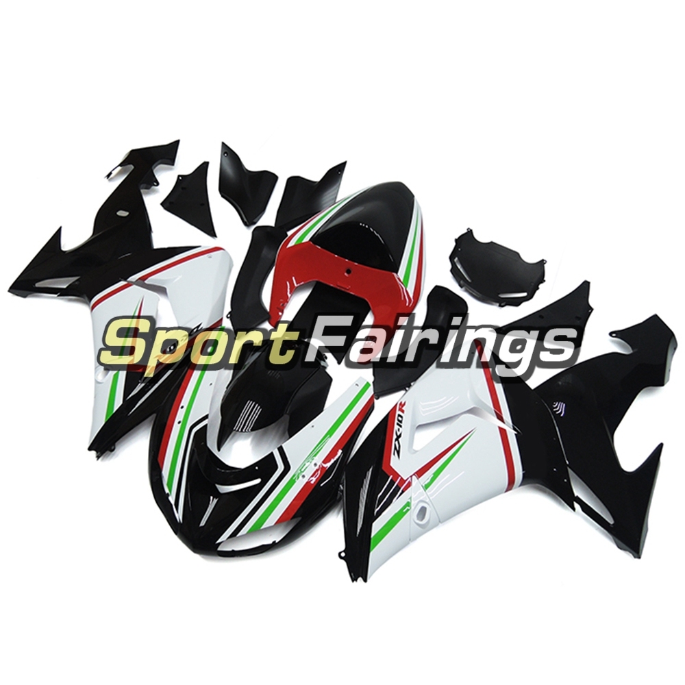 Fairing Kit Fit For Kawasaki ZX10R 2006 - 2007 -White Black Red