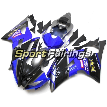 Fairing Kit Fit For Yamaha YZF R6 2008 - 2016 - Blue Grey