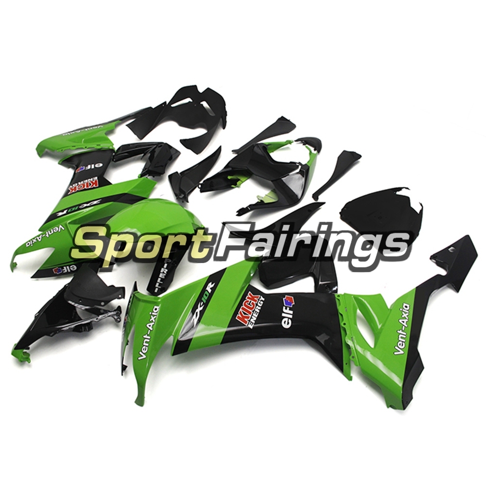 Fairing Kit Fit For Kawasaki ZX10R 2008 - 2010 -Green Black