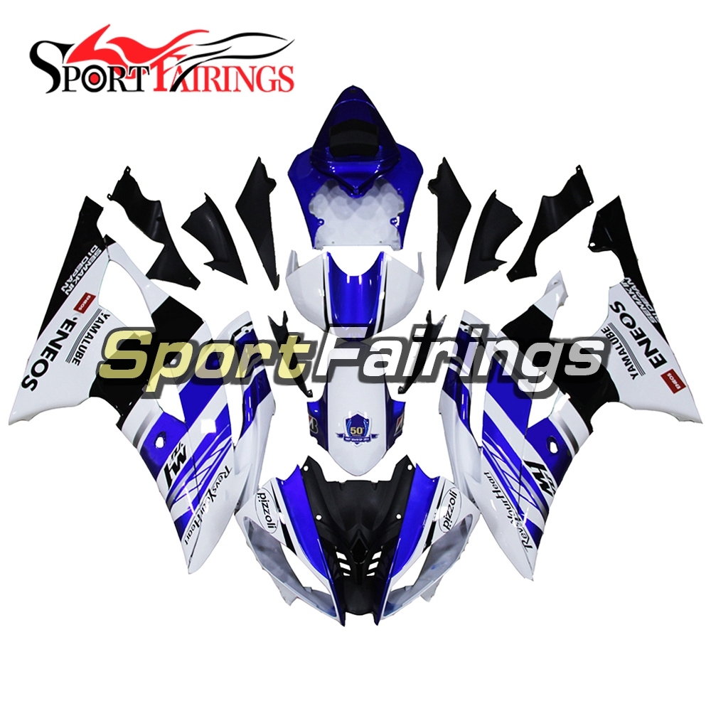 Fairing Kit Fit For Yamaha YZF R6 2008 - 2016 - Blue White