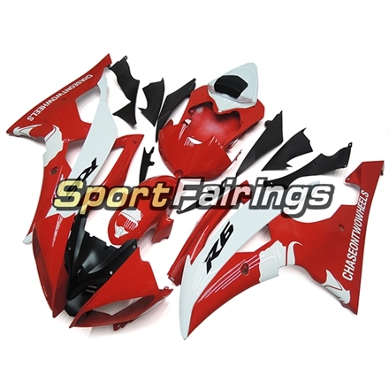 Fairing Kit Fit For Yamaha YZF R6 2008 - 2016 - Red White