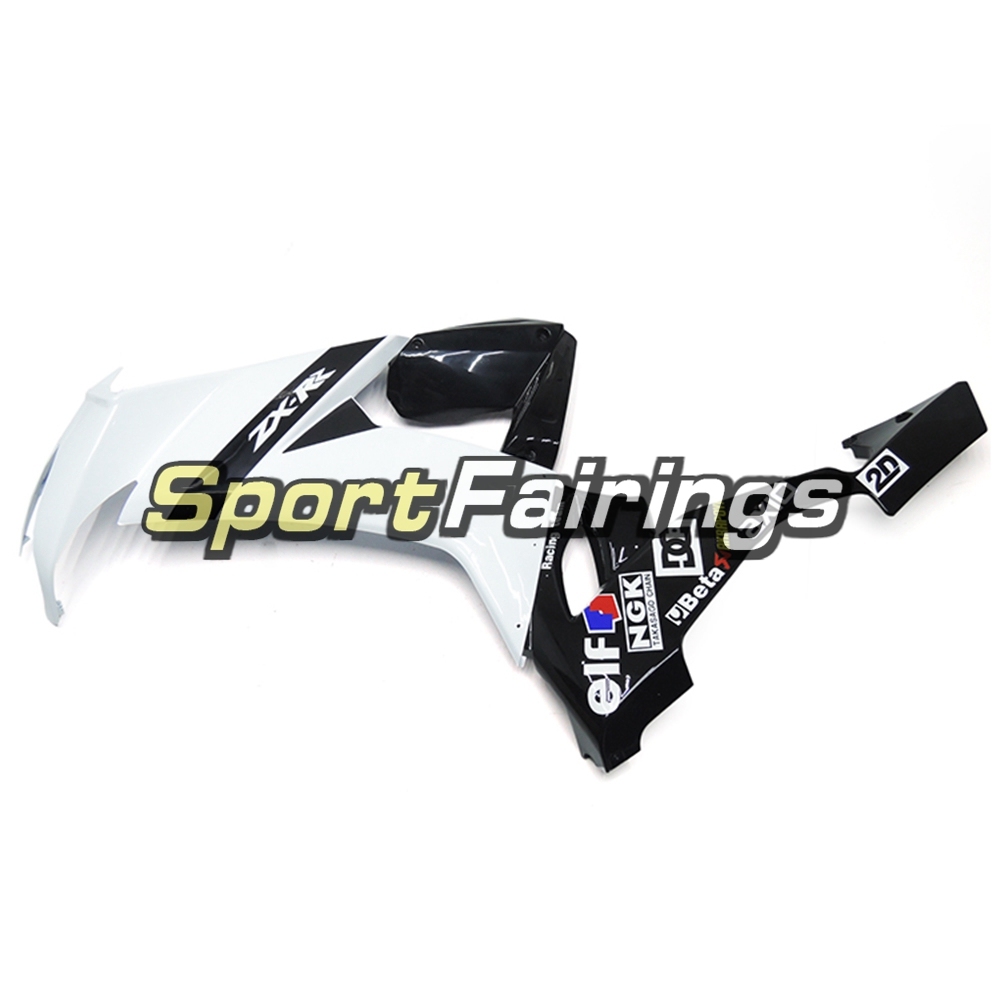 Fairing Kit Fit For Kawasaki ZX10R 2008 - 2010 -Elf White Black