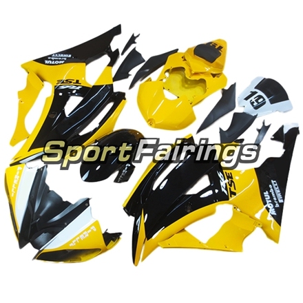 Fairing Kit Fit For Yamaha YZF R6 2008 - 2016 - Yellow Black