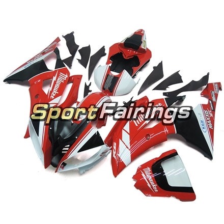 Fairing Kit Fit For Yamaha YZF R6 2008 - 2016 - Red White