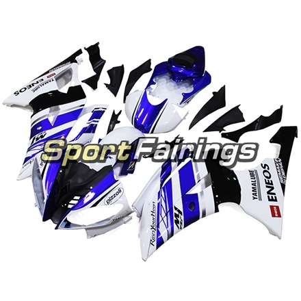 Fairing Kit Fit For Yamaha YZF R6 2008 - 2016 - Blue White