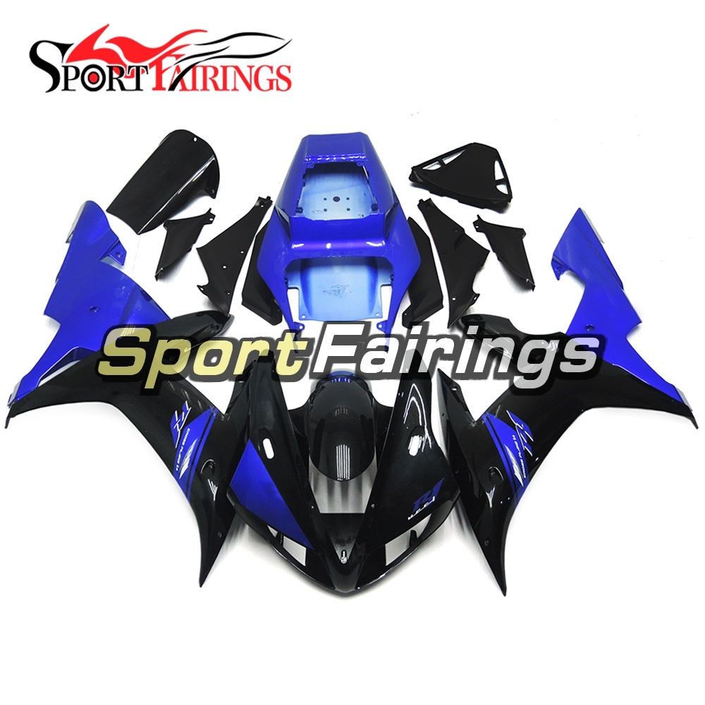 Fairing Kit Fit For Yamaha YZF R1 2002 2003 - Blue Black