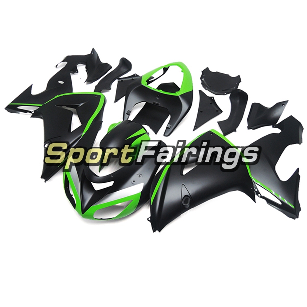Fairing Kit Fit For Kawasaki ZX10R 2006 - 2007 -Green Black