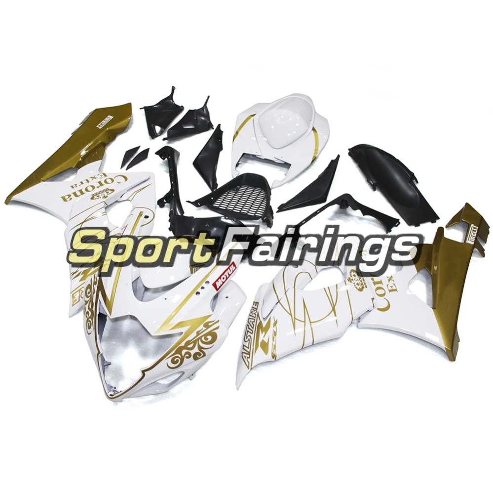 Fairing Kit Fit For Suzuki GSXR1000 K5 2005 - 2006 - White Gold