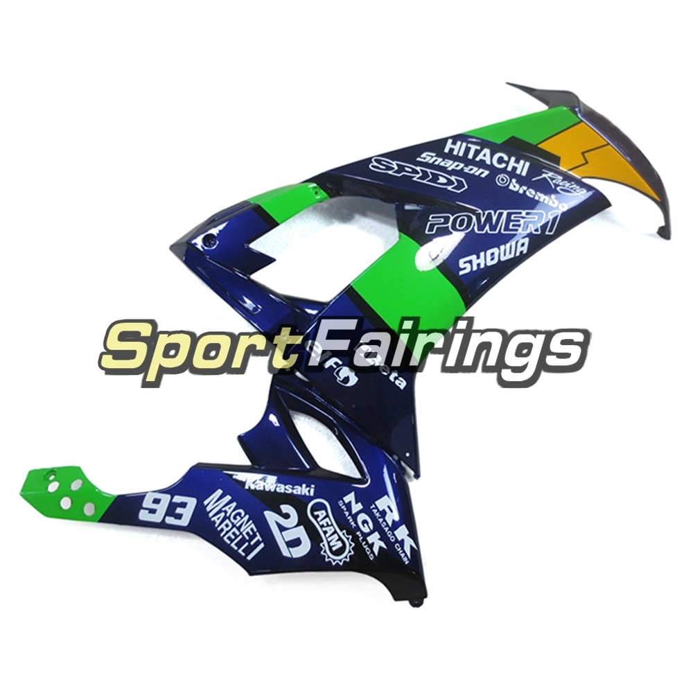 Fairing Kit Fit For Kawasaki ZX10R 2008 - 2010 -POWER1 Blue Green