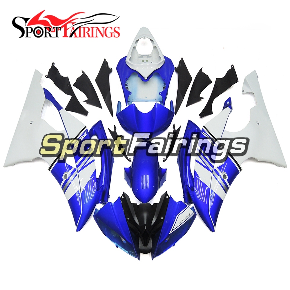 Fairing Kit Fit For Yamaha YZF R6 2008 - 2016 - Blue White