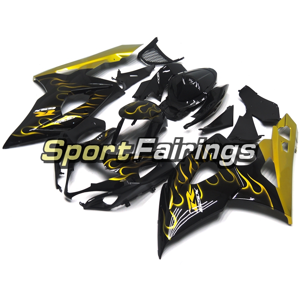 Fairing Kit Fit For Suzuki GSXR1000 K5 2005 - 2006 - Black Gold
