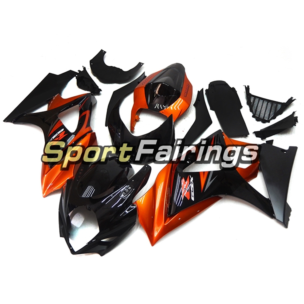 Fairing Kit Fit For Suzuki GSXR1000 K7 2007 - 2008 - Gloss Orange Black
